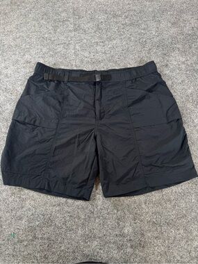 Eddie Bauer SHORT Men's Ripstop Tech Pull On‎ Short Size XL  Black ADJUSTABLE